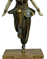 Bronze Skulptur „ORIENTAL DANCER“, um 1925, Demétre H. Chiparus