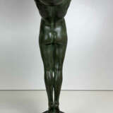 Bronze Lampe gross, um 1925, Le Verrier und Fayral - Foto 7