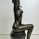 Bronze Skulptur „MÄDCHEN MIT TAUBE“, Amedeo Gennarelli - photo 4