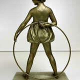 Bronze Skulpturen „HOOP GIRL“ und „SUNNY BOY“ oder „KINDERPAAR“, um 1930 , Ferdinand Preiss - Foto 5
