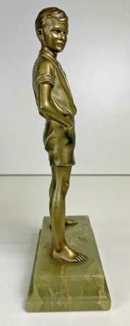 Bronze Skulpturen „HOOP GIRL“ und „SUNNY BOY“ oder „KINDERPAAR“, um 1930 , Ferdinand Preiss - Foto 14