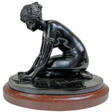Bronze Skulptur „SCHREIBENDE“, um 1892, Ferdinand Lepcke - Prix ​​des enchères