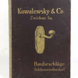 Musterbuch Fa. Kowalewsky & Co. - Zwickau Sa. - Foto 1