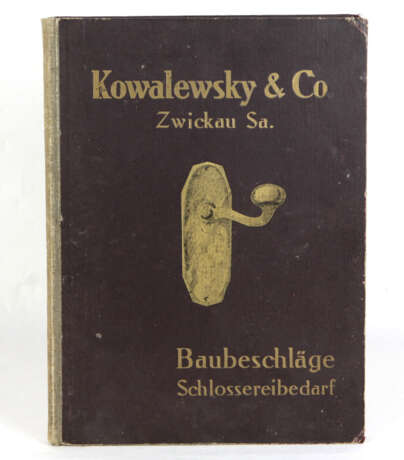 Musterbuch Fa. Kowalewsky & Co. - Zwickau Sa. - фото 1