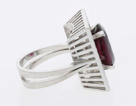 Rhodolith-Diamant-Ring - photo 2