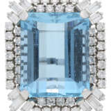 Aquamarin-Diamant-Ring - фото 1