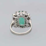 Smaragd-Diamant-Ring - photo 3