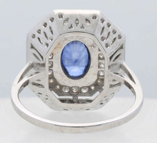 Saphir-Diamant-Ring - Foto 3