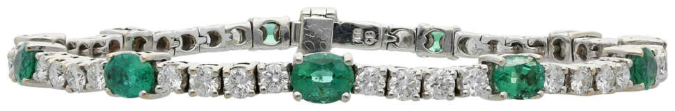 Smaragd-Brillant-Bracelet - фото 1
