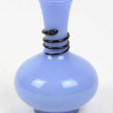 blaue Tango Glas Vase - Foto 1