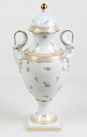 Schwanenhenkel Vase - Foto 1