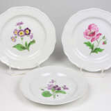 Meissen 3 Wandteller *Blume 1* - photo 1