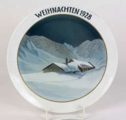 Rosenthal Weihnachtsteller 1928