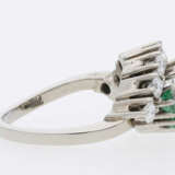 Smaragd-Brillant-Ring - Foto 2