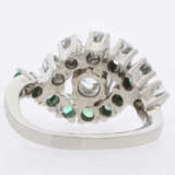 Smaragd-Brillant-Ring - Foto 3