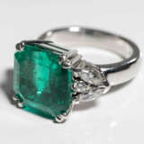 Smaragd-Diamant-Ring - Foto 6