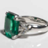 Smaragd-Diamant-Ring - Foto 7