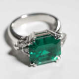 Smaragd-Diamant-Ring - Foto 9