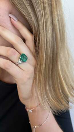 Smaragd-Diamant-Ring - Foto 10