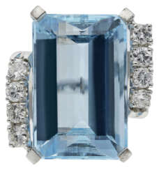 Aquamarin-Brillant-Ring