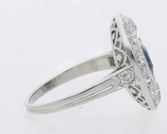 Saphir-Diamant-Ring - photo 2