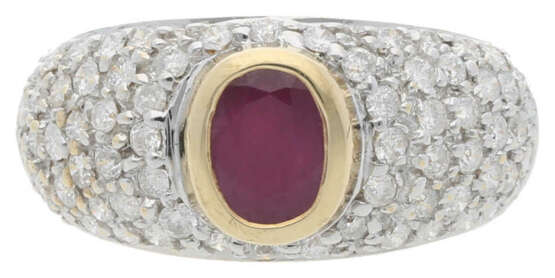 Rubin-Diamant-Ring - photo 1