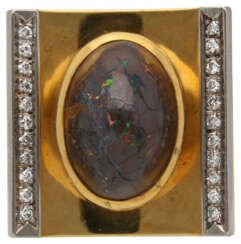 Opal-Diamant-Ring