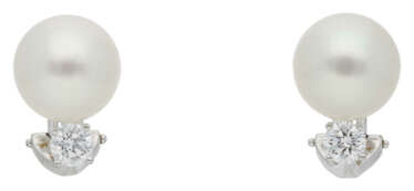 Brillant-Perlen-Ohrclips