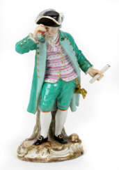 Meissen Kavalier Fernrohr um 1850