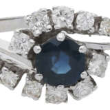 Saphir-Brillant-Ring - Foto 1