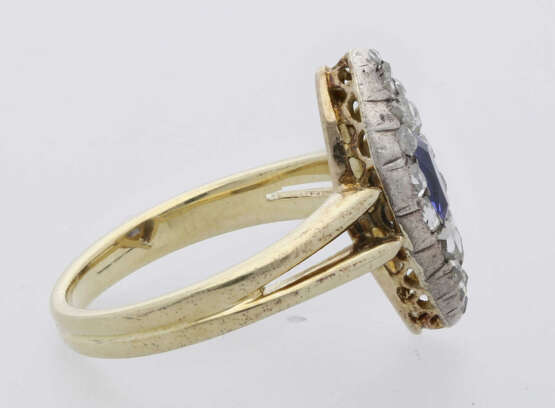 Saphir-Diamant-Ring - Foto 2