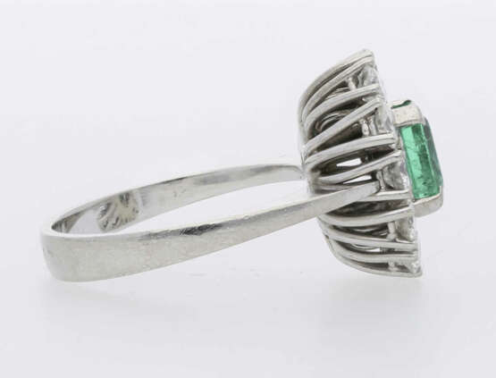 Smaragd-Brillant-Ring - photo 2