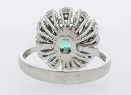 Smaragd-Brillant-Ring - Foto 3