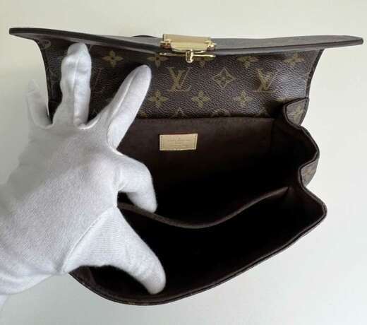 LOUIS VUITTON Pochette Métis Beliebte Tasche aus braunem Canvas, mit klassischem Louis Vuitton Monogram. - фото 6
