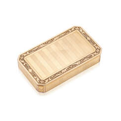 A FRENCH GOLD SNUFF-BOX