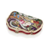 A SWISS JEWELLED AND ENAMELLED GOLD SNUFF-BOX - photo 2