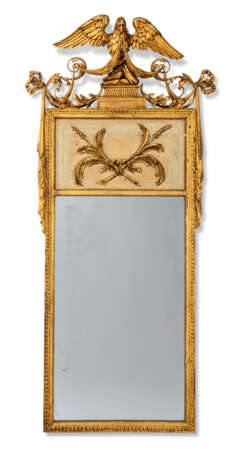 A PAIR OF CREAM PAINTED AND PARCEL-GILT PIER MIRRORS - фото 3