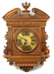 Nußbaum Historismus Uhr Wien um 1880