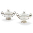 A PAIR OF GEORGE III SILVER SAUCE TUREENS, COVERS AND LINERS - Auction archive