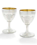Goblets (Household items, Tableware and Serveware, Drinkware). A PAIR OF GEORGE III IRISH SILVER GOBLETS