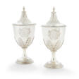 A PAIR OF GEORGE III SILVER GOBLETS AND COVERS - Archives des enchères