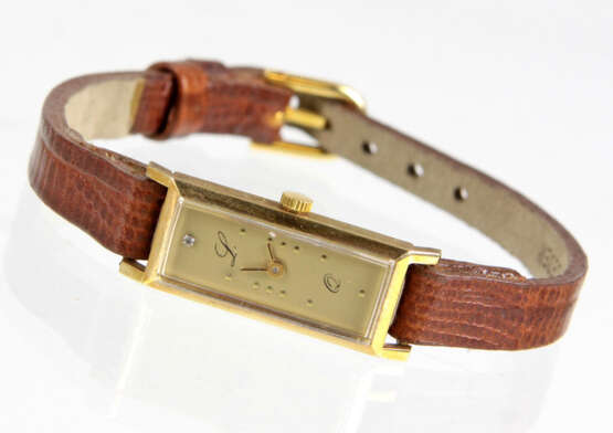 goldene Damen Armbanduhr - Gelbgold 585 - photo 1