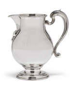 Carafes, Décanteurs, Cruches, Pichets. A GEORGE II SILVER BEER JUG