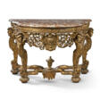 A DUTCH GILTWOOD CONSOLE TABLE - Auction prices