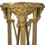 A PAIR OF GEORGE III PARCEL-GILT AND BROWN-PAINTED TORCHERES - Foto 4