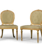 Thomas Chippendale. A PAIR OF GEORGE III GILTWOOD SIDE CHAIRS