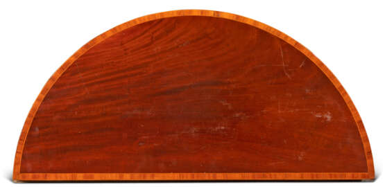 A PAIR OF GEORGE III MAHOGANY AND TULIPWOOD CROSSBANDED CARD-TABLES - photo 6