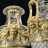 A PAIR OF LARGE FRENCH ORMOLU-MOUNTED CUT AND MOULDED-GLASS VASES - photo 4