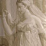 A SET OF FIVE FRENCH GRISAILLE WALLPAPER PANELS - Foto 7