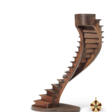 ESCALIER DE MAÎTRISE BALANCÉ EN SPIRALE À L’ANGLAISE - Auction prices